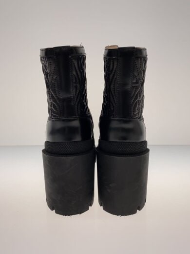 商品画像：Gランバスレザーミッドヒールアンクルブーツ/37/BLK/レザー/602196// 6