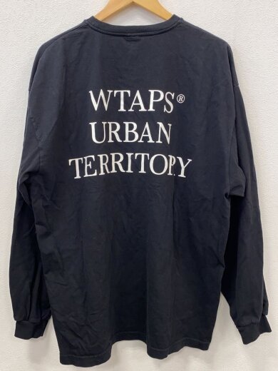 商品画像：長袖Tシャツ/3/コットン/BLK 2