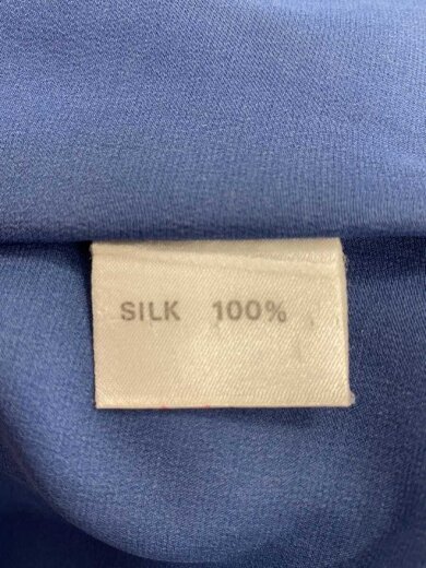 商品画像：長袖シャツ/M/シルク/BLU// 4