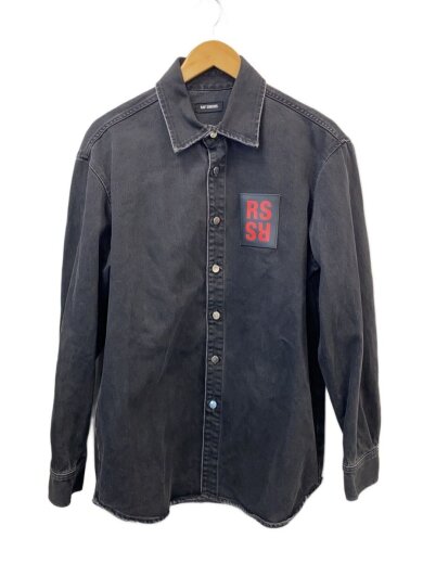 商品画像：19/20AW SLIM FIT DENIM SHIRT/M/コットン/BLK// 1