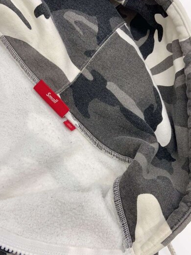 商品画像：24AW/Work Zip Up Hooded Sweatshirt Snow Camo/S/コットン// 7