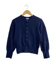 カシミア100/カーディガン(薄手)/M/カシミア/NVY/57-71-6741