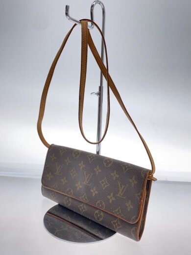 商品画像：ポシェット・ツインGM_モノグラム・キャンバス_BRW/PVC/BRW 2