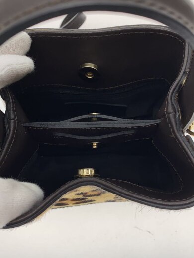 商品画像：ショルダーバッグ/ハラコ/BRW/アニマル 6