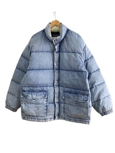 商品画像：ダウンジャケット/S/デニム/IDG/無地/PC9-A5803-0000 1