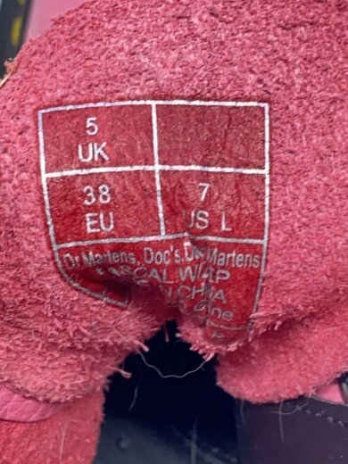 商品画像：ブーツ/UK5/PNK/レザー/aw005 5