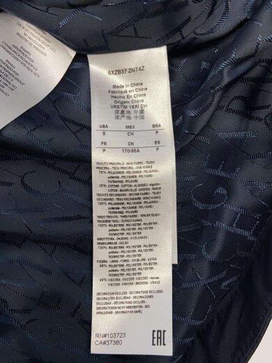 商品画像：ダウンジャケット/S/ナイロン/NVY/無地/6XZB37 4