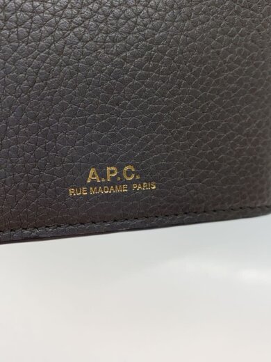 商品画像：3つ折り財布/レザー/GRY/レディース 3