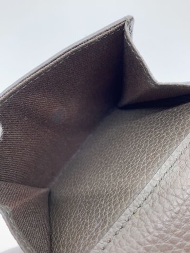 商品画像：3つ折り財布/レザー/GRY/レディース 5