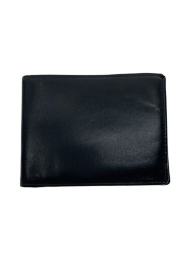 商品画像：2つ折り財布/レザー/BLK/メンズ 1