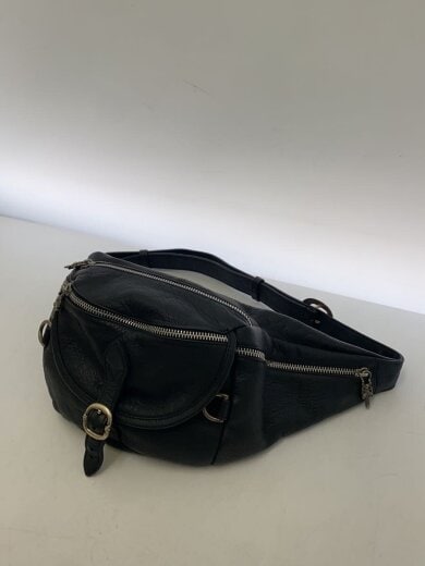 商品画像：SNAT PACK/スナットパック/レザー/BLK/ボディバッグ 2