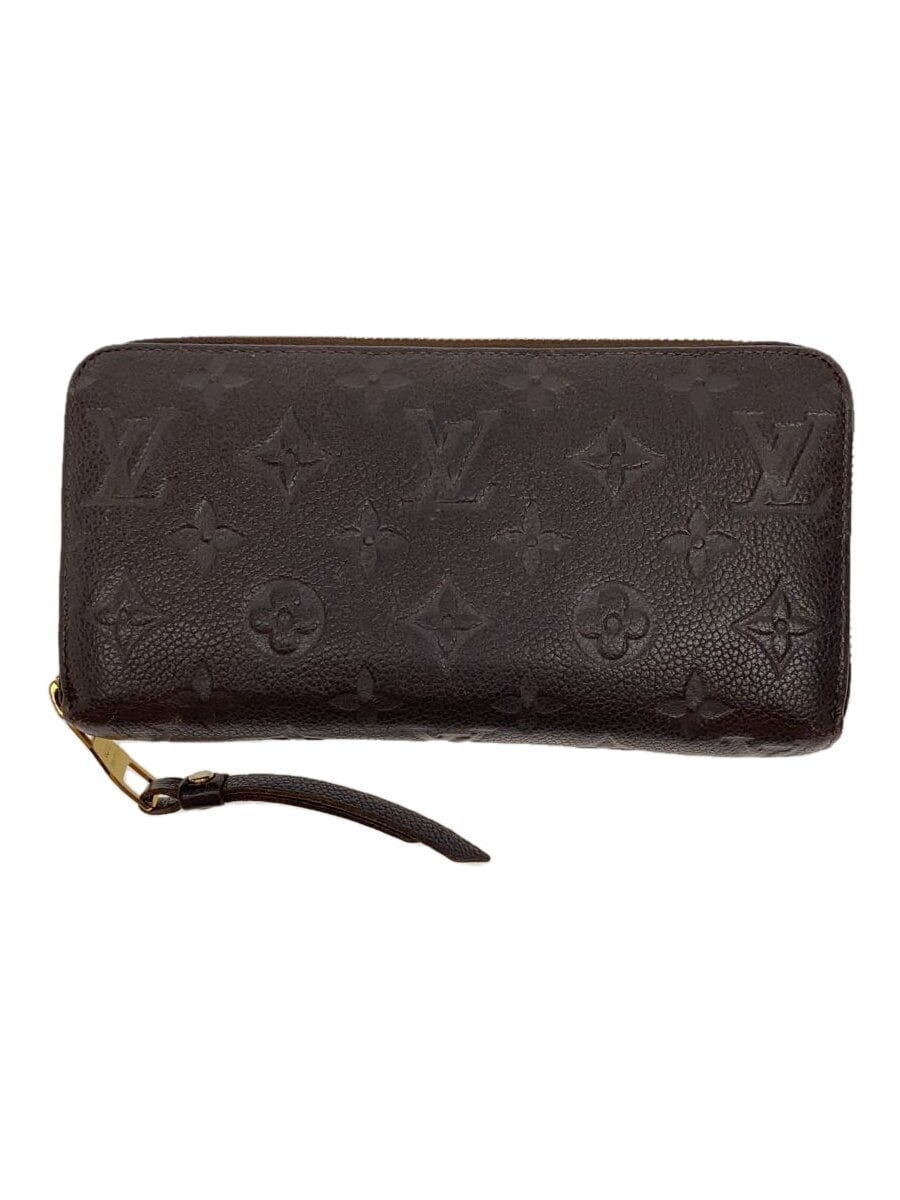 LOUIS VUITTON / ポルト・フォイユ・クレマンス_エピ_BLK/レザー/BLK/総柄/メンズ