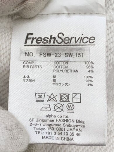 商品画像：スウェット/LIGHT OZ CREW SWEAT/M/コットン/WHT/無地/FSW-23-SW_151 4