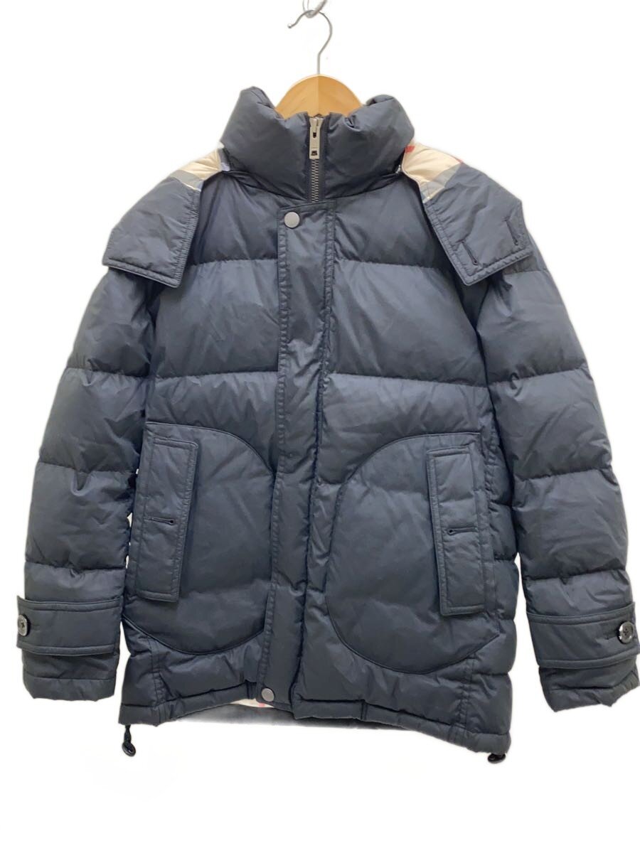 BURBERRY LONDON / ダウン/M/ナイロン/A1F62-230-09/右胸に擦れと小さな穴有/袖先破れ有