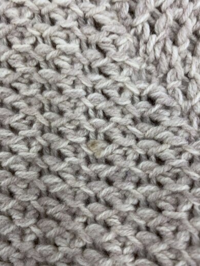 商品画像：首元毛玉有/右肩付近シミ有/カーディガン/5/ウール/カシミヤ混/CRM/ 8