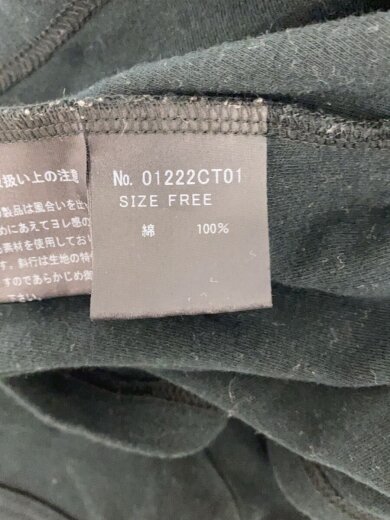 商品画像：Tシャツ/FREE/コットン/BLK/01222CT01 4