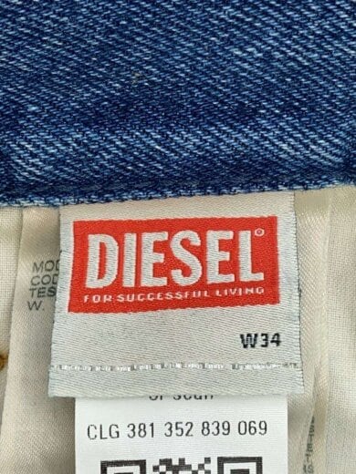 商品画像：ストレートパンツ/34/コットン/BLU/2010D-MACS 5