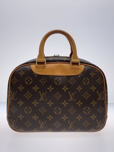 商品画像：1)トゥルーヴィル_モノグラム・キャンバス/PVC/BRW 3