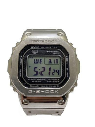 商品画像：ソーラー腕時計・G-SHOCK/デジタル/ステンレス/SLV/GMW-B5000D-1JF 1