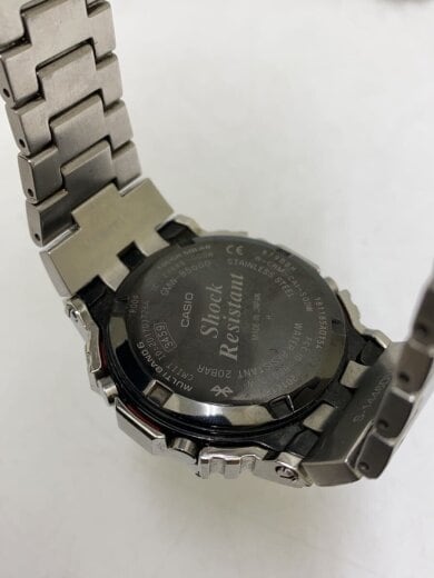 商品画像：ソーラー腕時計・G-SHOCK/デジタル/ステンレス/SLV/GMW-B5000D-1JF 3