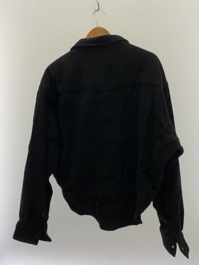 商品画像：24AW/Wool Western Shirt/2/ウール/BLK/US2453// 2