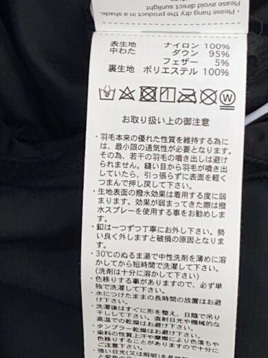 商品画像：ダウンジャケット/M/ナイロン/BLK/TAION-EX-W042-SET// 5