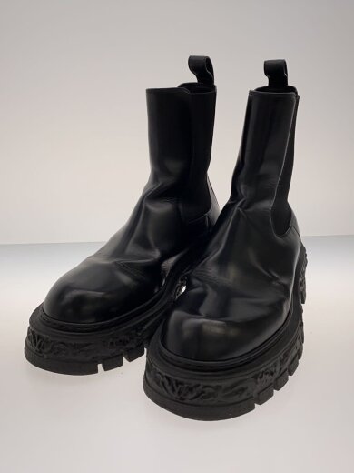 商品画像：LV バロックライン サイドゴアブーツ/UK9/BLK/レザー// 2