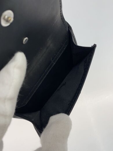 商品画像：1DR TRI FOLD COIN XS Ⅱ/3つ折り財布/PVC/BLK/レディース 5