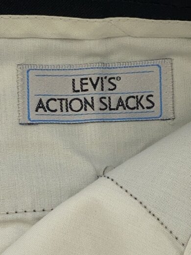 商品画像：LEVIS ACTION SLACKS/スラックスパンツ/BLK/USA製/ロケットTALONジップ 4