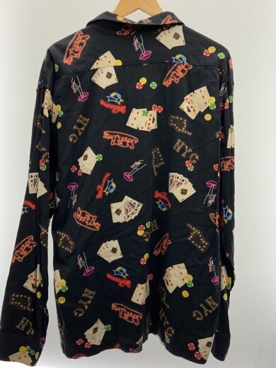 画像：Schott長袖シャツ/2L/レーヨン/BLK/31250892