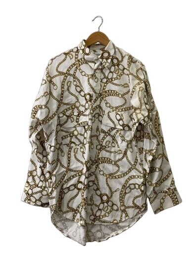 商品画像：Dolman-Sleeve Scarf Shirt/M/レーヨン/WHT/総柄/19AW S-2// 1