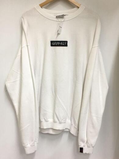 画像：GRAMICCIボックスロゴスウェット/L/コットン/WHT1
