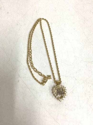 画像：NINA RICCINRロゴネックレス/チェーン/GLD/トップ有/レディース1