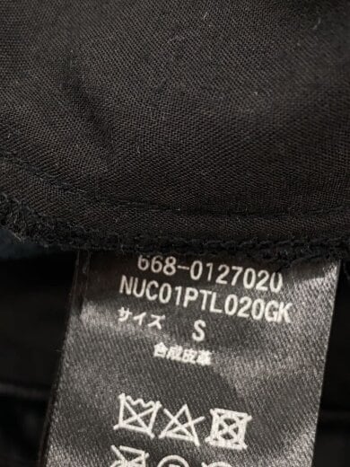 商品画像：ストレートパンツ/S/--/BLK/無地/668-0127020 5