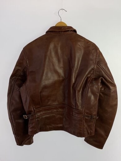 商品画像：レザージャケット・ブルゾン/42/レザー/BRD/無地/着用感有 2