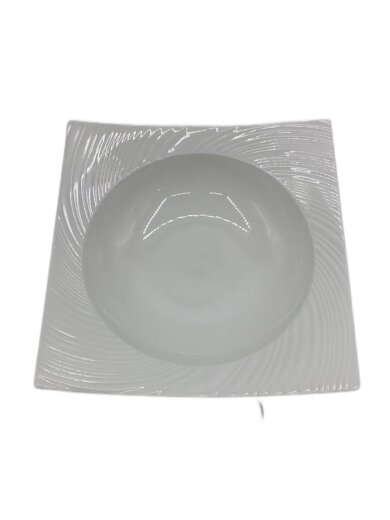 商品画像：プレート/4点セット/WHT/エスリアル101スクエアボウル 1