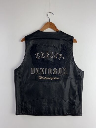 商品画像：ベスト/L/レザー/BLK/97117-07VM 2