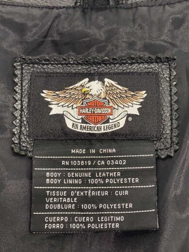 商品画像：ベスト/L/レザー/BLK/97117-07VM 3