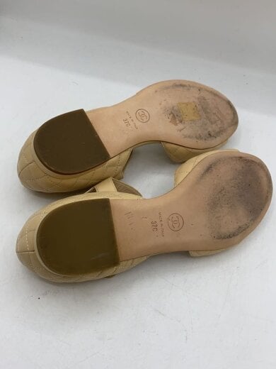 商品画像：サンダル/--/BEG/ラムスキン/キルティング 4