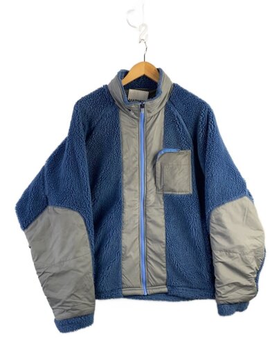 商品画像：フリースジャケット/L/ポリエステル/BLU/無地/24FW-L4-02/BOA FLEECE JACKET// 1