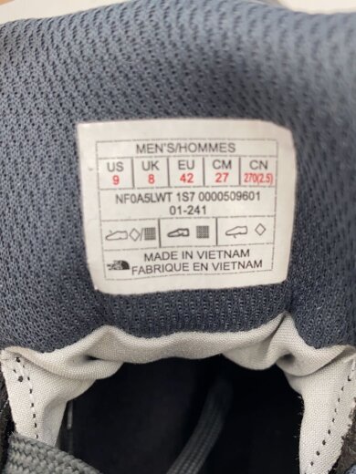 商品画像：ローカットスニーカー/27cm/GRY/NF0A5LWT 5