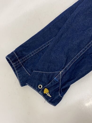 商品画像：カバーオール/36/デニム/IDG/無地 6