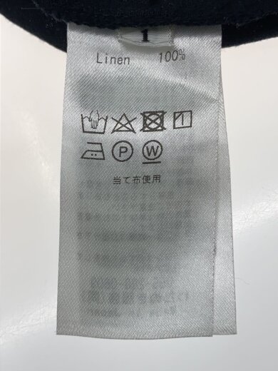 商品画像：長袖ブラウス/1/リネン/BLK/無地/wafu// 5