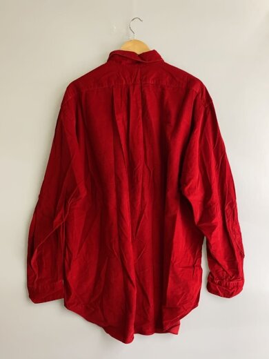 商品画像：長袖シャツ/XL/コットン/コーデュロイ/BLAKE/RED/無地/ボタンダウン 2