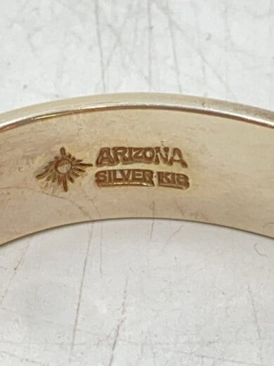 商品画像：バングル/SILVER/カラーストーン/SLV/メンズ/B-17b 5