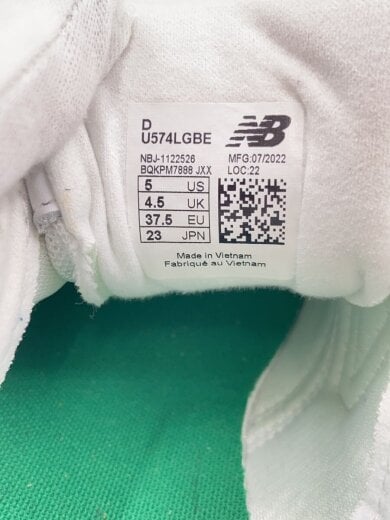 商品画像：ローカットスニーカー/23cm/WHT/U574LGBE 7