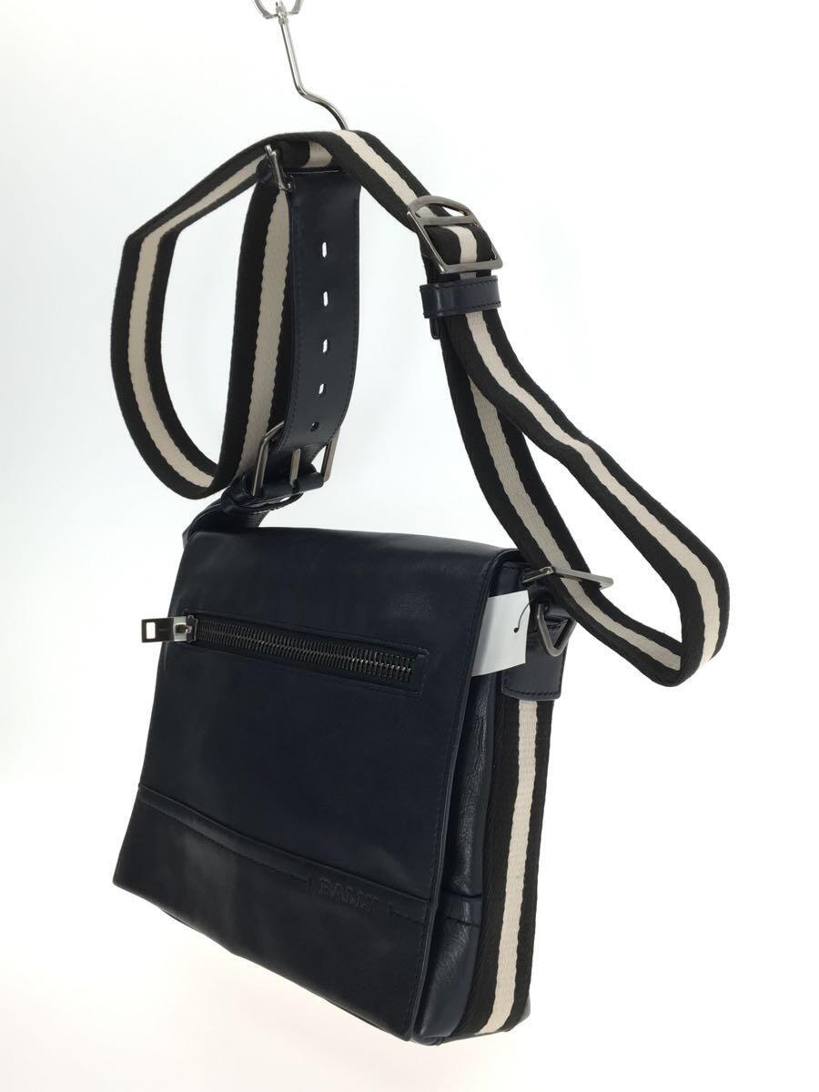 BALLY(バリー) / MESSENGER BAG TAMRAC SM/ショルダーバッグ/レザー/NVY 中古品の販売・通販ならセカンド