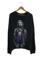 RUDE/スウェット/L/コットン/BLK/プリント