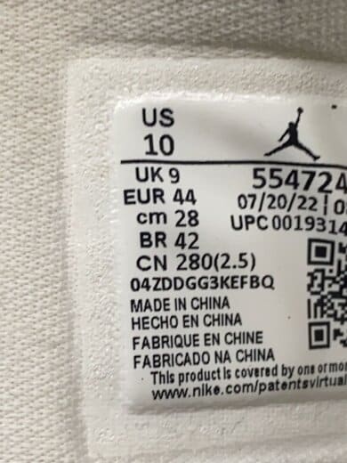 商品画像：AIR JORDAN 1 MID/エアジョーダンミッド/ホワイト/554724-174/28cm/WHT/ 5