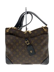 オデオンNM PM_モノグラム・キャンバス_ノワール/レザー/BRW/総柄